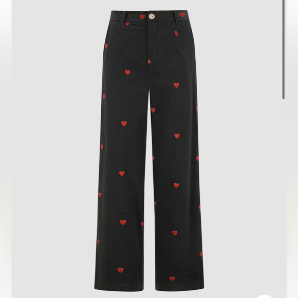 NWT “UNCONTROLLABLY IN LOVE CORDUROY PANTS” small - Picture 1 of 5